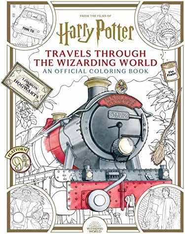Harry Potter Magical Places & Characters Coloring Book: Scholastic